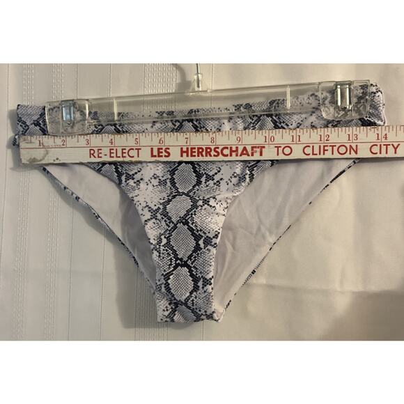 SHEKINI Womens Swimsuit 2-Piece Push Up Halter Bandage Bikini Set Snake Print XS - Picture 5 of 11